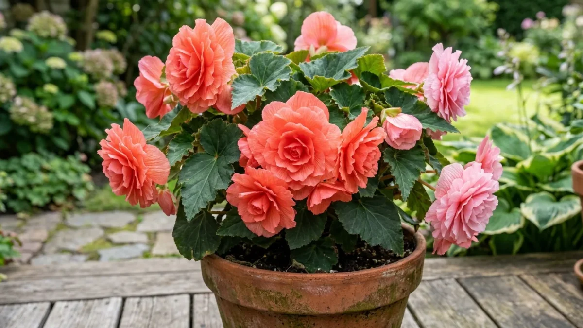 begonia bulwiasta kwiaty
