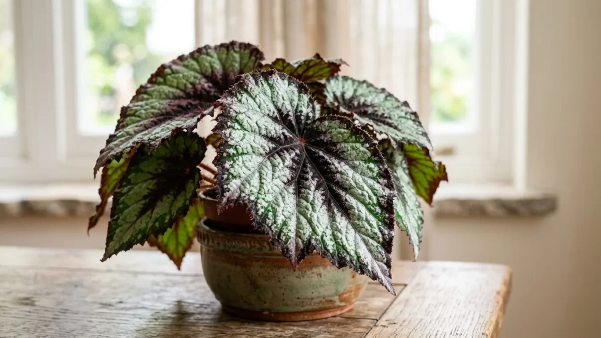 begonia rex ozdobne liście