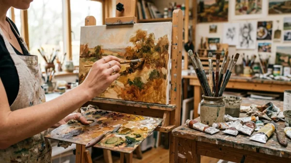 DIY w dekoracji wnętrz – tworzenie własnych dzieł sztuki jako elementów dekoracyjnych.