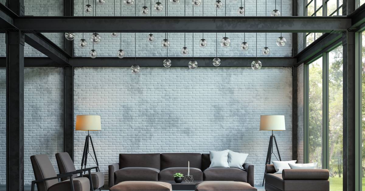 Styl industrialny we wnętrzach