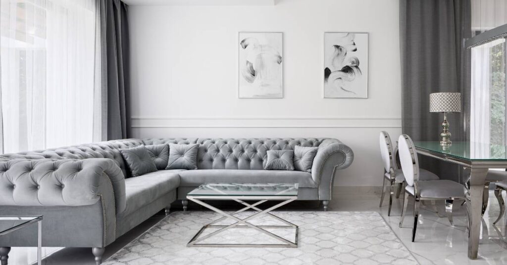 najpopularniejsze style aranżacji wnętrz glamour
