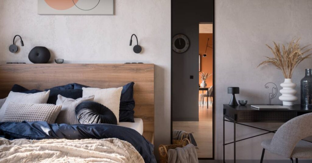 styl eklektyczny sypialnia