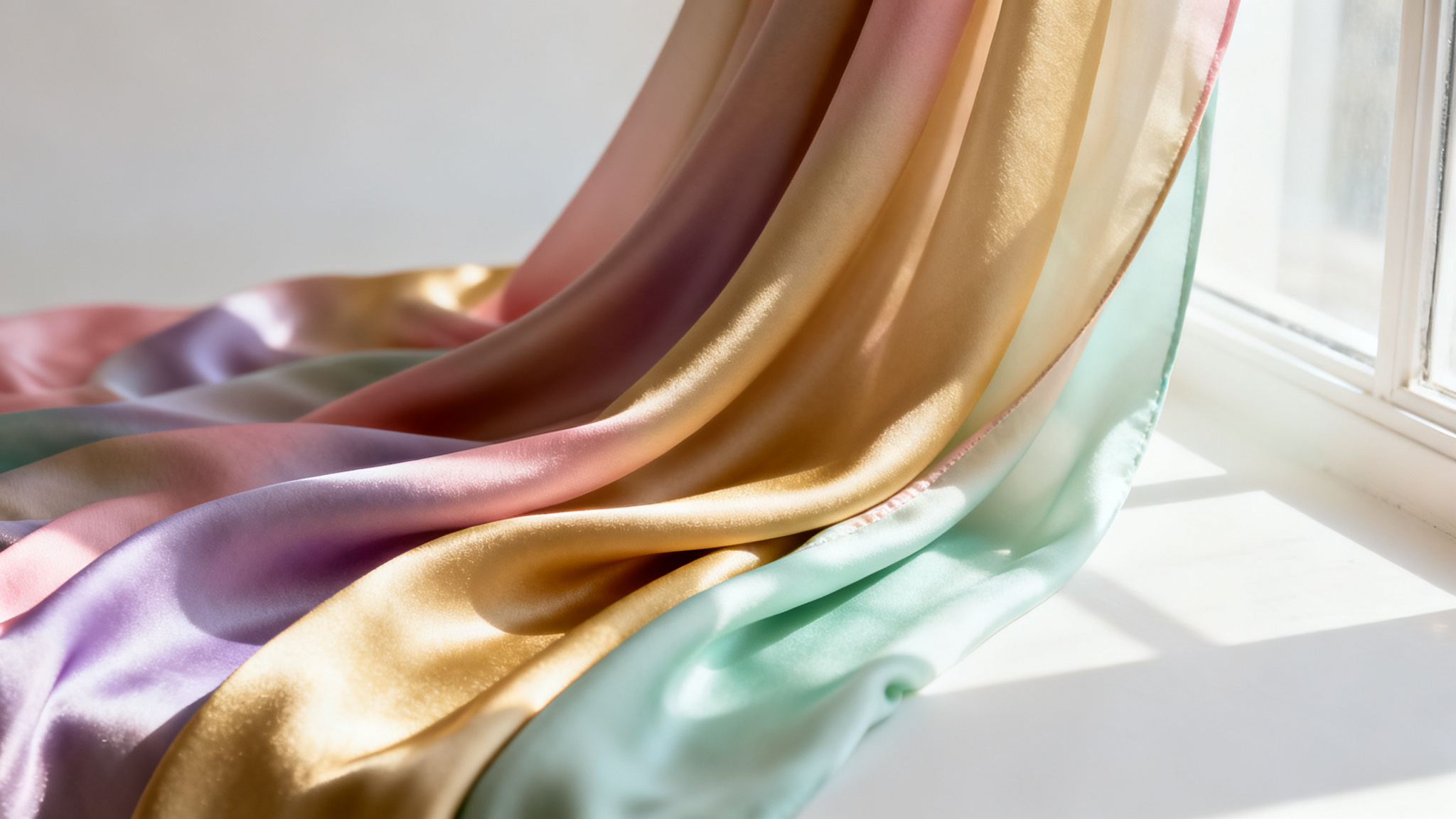 Delikatna tkanina wiskozowa w kolorze pudrowego różu